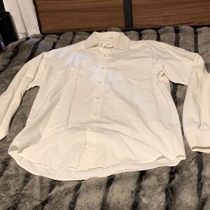 #375 Men's Perry Ellis White Dress Shirt